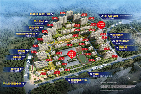 恒信玫瑰公馆电梯洋房130平【72万可按揭】